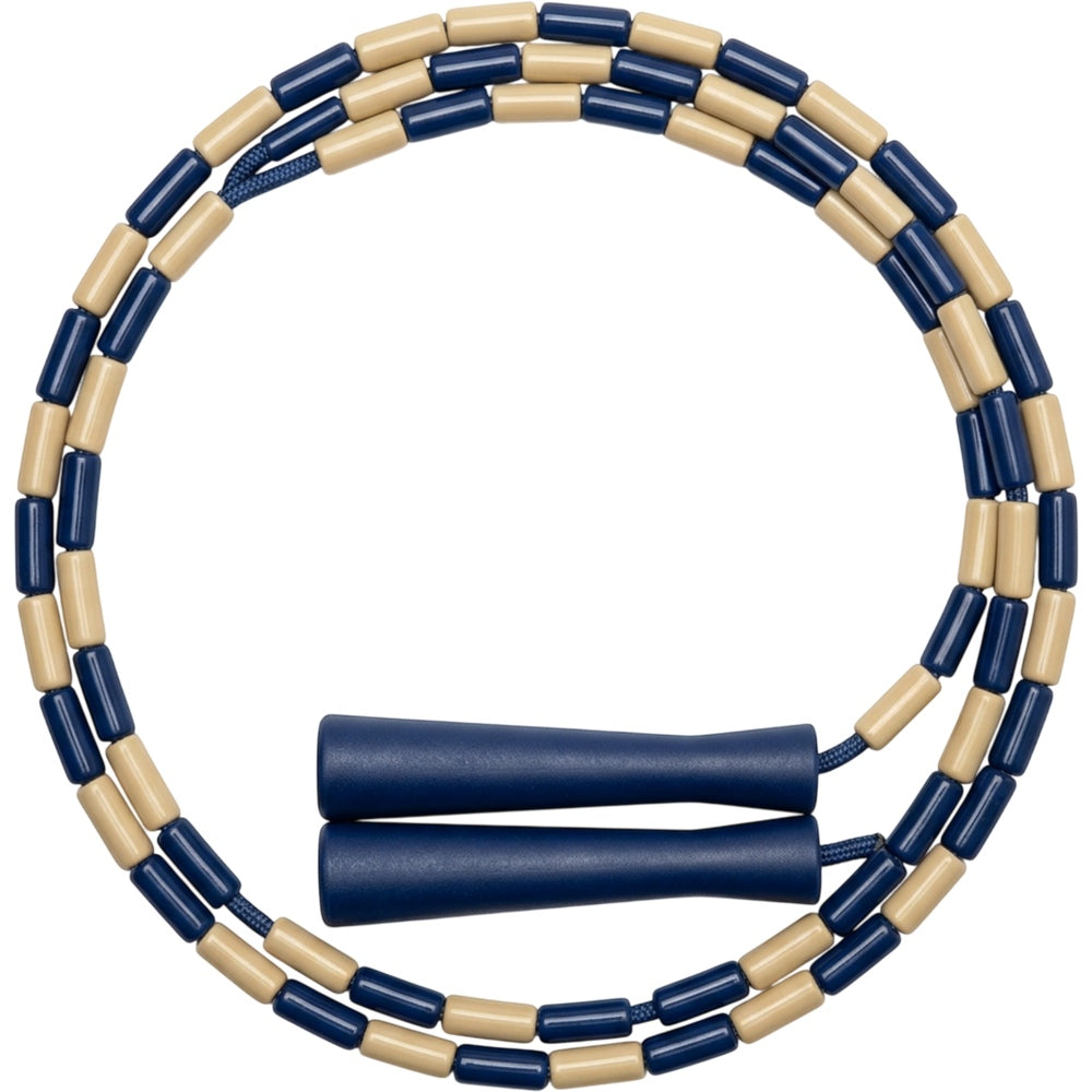 Kezzstudio Cadencebead Jump Rope 8.5 ft Navy Sand Segments - Product view
