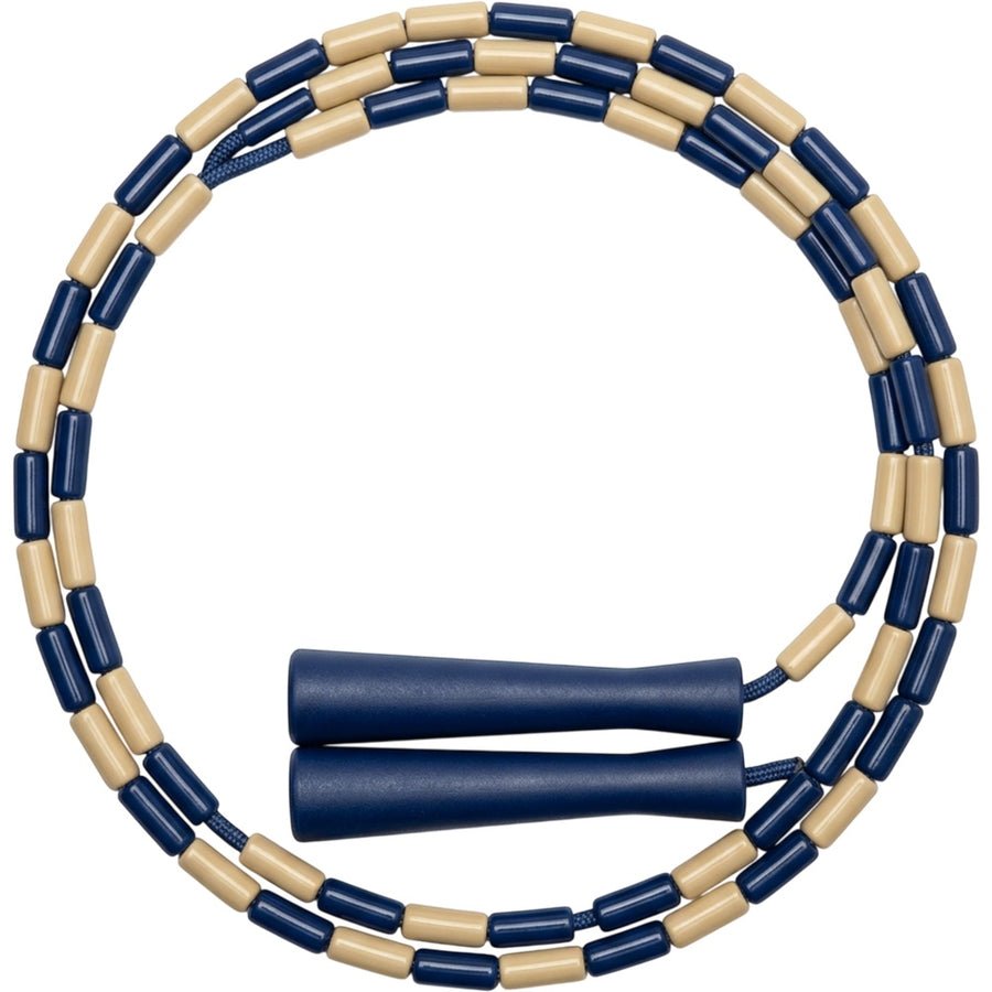Kezzstudio Cadencebead Jump Rope 8.5 ft Navy Sand Segments